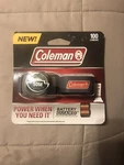 New Coleman 100 Lumens Led Headlamp With Aaa Batteryguard Prevents Drain. Fixed Price $13.99.