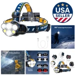 Waterproof Led Headlight With Safety Red For Outdoor Activities. Fixed Price $29.39.