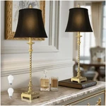 33'' Tall Vintage Table Set Of 2, Candle Stick Buffet With Gold Le.... Fixed Price $137.67.