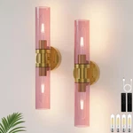 Rayogale Rechargeable Battery Wall Sconce Set Of Two 10000MAH Cordless Dimmable. Fixed Price $129.66.