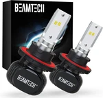 Beamtech H13/9008 Led Light Bulbs 10000LM 50W 6500K Cool White Pair Fanless. Fixed Price $53.99.