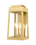 Livex Lighting 20855 Brass Oslo 3-LIGHT 16"H Outdoor Wall Sconce. Fixed Price $619.96.