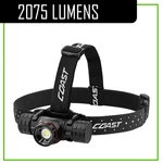 Coast XPH34R 2075 Lumen Usb-c Rechargeable Dual Power Headlamp Twist Focus. Fixed Price $71.00.
