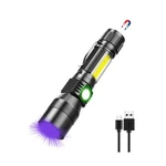 Uv Flashlight Black Light, Usb Rechargeable With Magnetic Base - 1.... Fixed Price $29.49.