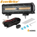 Everbrite 12" 300W Led Light Bar Spot Flood White/amber/strobe Work 6 Mode. Fixed Price $40.99.