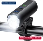 Super Bright Led Bike For Night Riding, Aluminum Alloy Headlight Usb. Fixed Price $45.58.