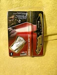 Discontinued Nip Russ Kommer Browning Tactical Black Label Knife, Led Cap Light!. Fixed Price $66.49.