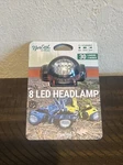 Nor East Outdoors Led Headlamp Green 8 Lights Modes 30 Lumens. Fixed Price $7.49.