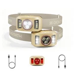 Upgraded Headlamp Rechargeable, Ultra Bright Headlight Flashlight With White .... Fixed Price $24.27.