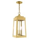 Livex Lighting 20857-12 Oslo 3 Satin Brass Outdoor Pendant. Fixed Price $549.99.