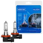 Vizotae H11 Halogen Headlight Bulb, 12V 55W Lamps, 4000 Lumens, 3800K,.... Fixed Price $14.99.