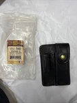 Triple 949 Maglite Minimag Light & Knife Holder Black Plain Leather Usa New. Fixed Price $17.60.