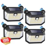Luhlee 4-PACK Rv Solar Lights Outdoor 178 Led, Motion Sensor Waterproof. Fixed Price $94.99.