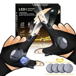 Louisware Led Flashlight Gloves, Unique Gift For Men Battery-upgrade Version. Fixed Price $16.52.