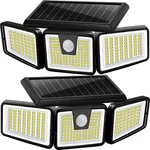 Ameritop Solar Lights Outdoor, Pack 233 Led High Brightness Cordless .... Fixed Price $36.94.
