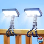 Thumok Motion Sensor Outdoor Lights With Flexible Octopus Tripod - 600LM Solar. Fixed Price $71.65.