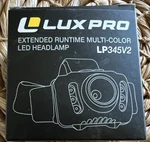 Lux Pro LP345V2 Ultra-bright Multi-color Led Headlamp 303 Lumens 3PACK. Fixed Price $22.00.
