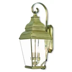 Livex Lighting 2593-01 Exeter Antique Brass Outdoor Wal. Fixed Price $1019.99.