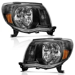 Weelmoto Headlights For 2005-2011 Toyota Tacoma Headlamps Left+right Black. Fixed Price $78.88.