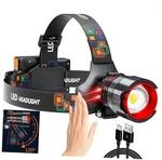 Uver Rechargeable Led Headlamp, Super Bright Motion Sensor Headlight With 125. Fixed Price $28.24.