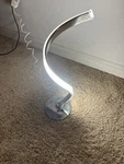 Albrillo Modern Led Spiral 16.34" Table Lamp Bedside Desk Curved Light Decor. Fixed Price $19.99.