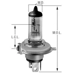 Wagner BP1213H4 Lighting - Exterior Headlight, High Beam, Low. Fixed Price $20.00.