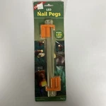 Coghlans Nail Pegs Led Lighted Tent Stakes 10" Steel Set Of 2 NO.1410. Fixed Price $9.99.