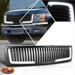 For 07-13 Chevy Silverado 1500 Vertical Fence Front Bumper Grille W/led Drl Bar. Fixed Price $129.89.