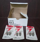 Nos (3) Rayovac Krypton 2-K4 2AA Flashlight Bulbs New Factory Sealed Packages. Fixed Price $10.99.