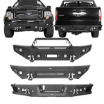 Heavy Duty Steel Front/rear Bumpers W/led Lights Ford F-150 2009-2014 Pickup. Fixed Price $499.89.