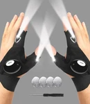 Moipejo Led Flashlight Gloves, Gifts For Men Button Batteries Powered, Black. Fixed Price $35.94.