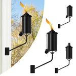 Zszmfh 4 Pcs Wall Mounted Citronella Torches, 16 Oz Garden For Outsid.... Fixed Price $45.09.
