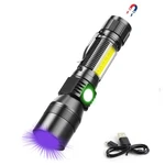 Uv Blacklight, Usb Rechargeable Flashlights Magnetic Wi.... Fixed Price $47.40.