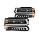 Gxenogo Headlights Assembly With Led Bulbs Compatible 1999-2002 Chevy Si.... Fixed Price $436.59.