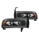 Luxx-series Driver & Passenger Side Black Drl Bar Projector Led Headlights. Fixed Price $675.00.