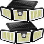 Ameritop Solar Lights Outdoor, Pack 233 Led High Brightness Cordless .... Fixed Price $36.21.