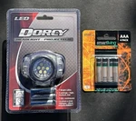 Dorcy Headlamp Headlight Flashlight 23 Lumens 18HR New Aaa Batteries Sealed. Fixed Price $14.99.