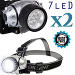 2X 1000LM Led Biking Hiking Headlamp Flashlight Torch Headlight Cree. Fixed Price $9.99.