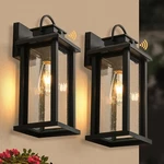 2-PACK 15.5 Inch Large Dusk To Dawn Outdoor Lighting, Matte Black Exterior Li.... Fixed Price $97.16.