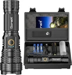 Goreit Rechargeable Led Flashlight 20000 Lumens. Fixed Price $61.62.