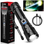 Rechargeable Tactical Flashlights High Lumens,super Bright Led Flashlight,pow.... Fixed Price $30.39.