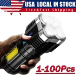 Super Bright Led Torch Flashlight Tactical Camping Outdoor Lamp Usb Rechargeable. Fixed Price $453.28.