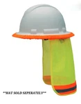 Safety Hard Hat Neck Shield Helmet Sun Shade Vis Reflective Stripe. Fixed Price $5.00.
