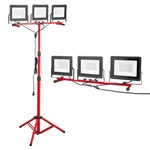 Uimoso Led Work With Tripod Stand, Three-head Portable Light, 15000 Lumens. Fixed Price $51.99.