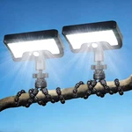 Luhlee Solar Motion Lights Outdoor, 600LM Rv With Flexible Tripod 2 Pack. Fixed Price $55.49.