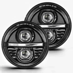 Uni-shine Pcs 7 Inch Led Headlights Round Z-shaped Anti-glare H6024 Hea.... Fixed Price $106.00.