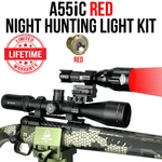 Wicked Lights A55IC Red Night Hunting Kit For Coyotes, Hogs, Foxes W2060. Fixed Price $149.95.