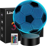 Linkax Soccer Gifts For Boys Girls Kids Led Night Light Open Box. Fixed Price $17.99.