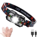Super Bright Led Headlamp Waterproof Rechargeable Headlight For Outdoor Camping. Fixed Price $7.99.