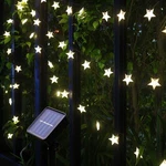 Xingpold Solar String Lights Outdoor Waterproof, 23FT 50LED Star Warm White. Fixed Price $23.16.